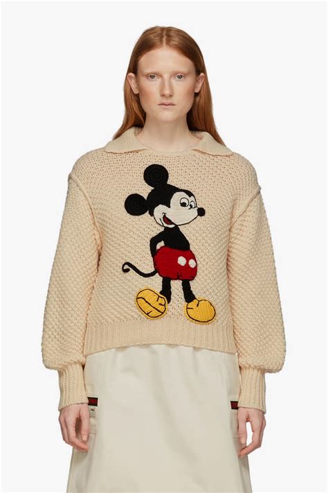 green gucci mickey mouse sweater|Mickey Mouse Gucci belt price.